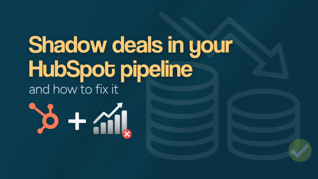 Shadow-deal analysis built from HubSpot deal data