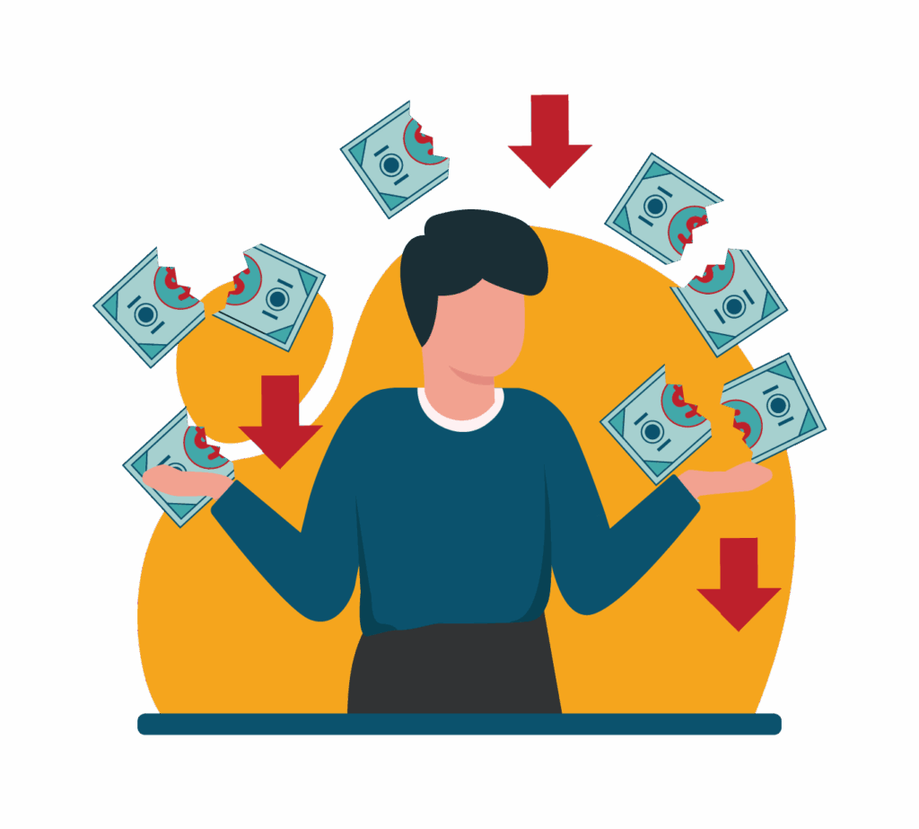 Illustration of salary cost stacks